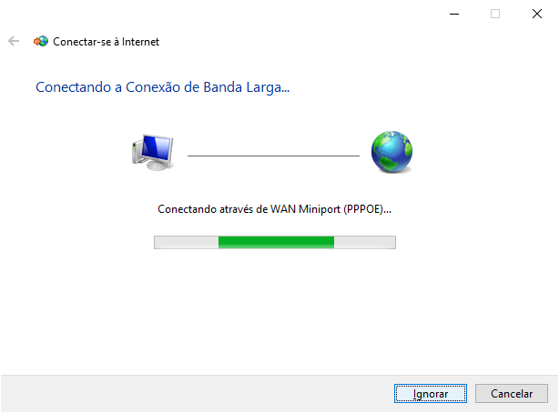 PPPoE Bridge no Windows 10