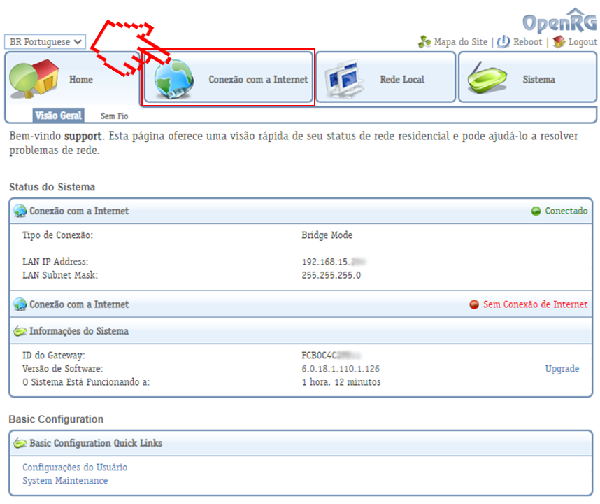 Configuração de access point e repetidor Coletek