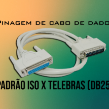 Pinagem ISO x Telebras para Conector DB25